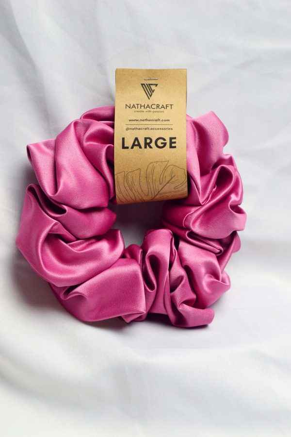 jual scrunchies ikat rambut scrunchie, scrunchi lucu, jual hiasan rambut, perhiasan rambut dan kepala lembut, bahan kain soft silk satin by Nathacraft Accessories