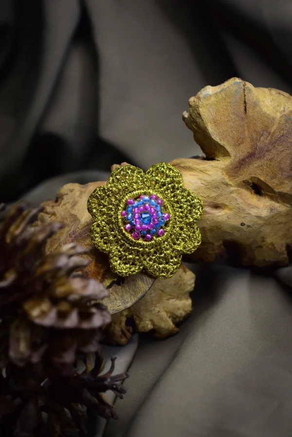 TAVIA BROOCH (RS - 6018) - Image 3